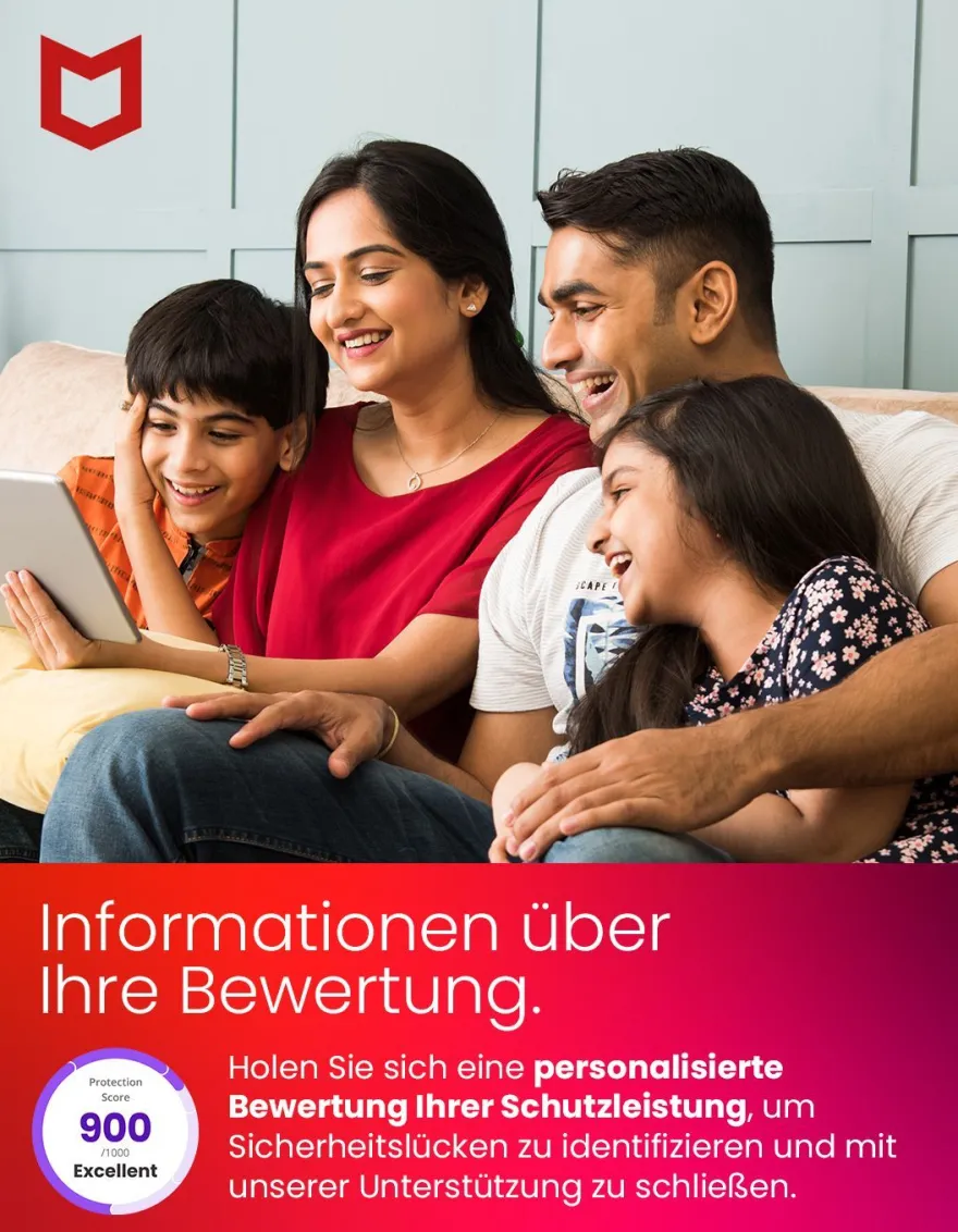 McAfee Total Protection 2026, 5 Geräte 1 Jahr Download