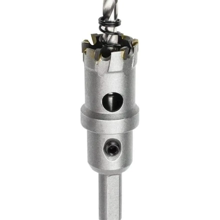 Meccion Hartmetall Lochsäge Bohrer TCT für Edelstahl, Eisen, Legierung, Holz