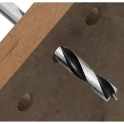 Meccion Holzbohrer 3mm (10 Stück) - Brad Point Spiralbohrer für präzise