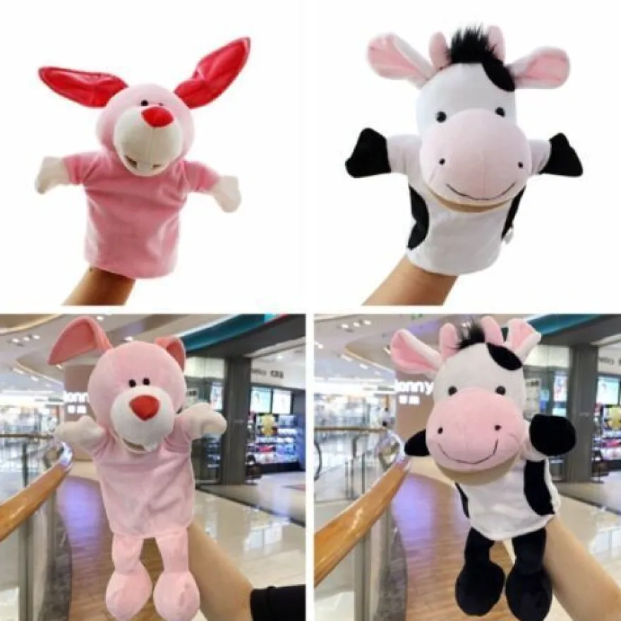 Meerestier Handpuppen Weiches Plüschtier Handpuppen Set Plüsch Spielzeug