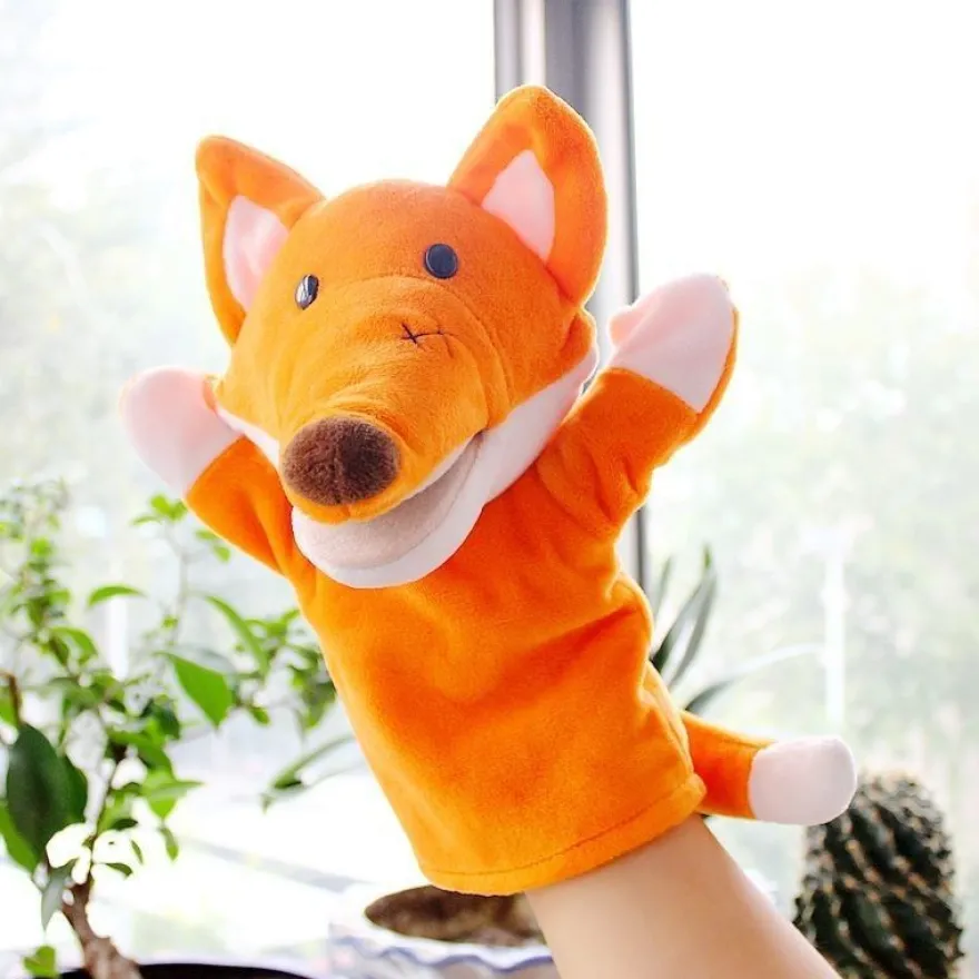 Meerestier Handpuppen Weiches Plüschtier Handpuppen Set Plüsch Spielzeug