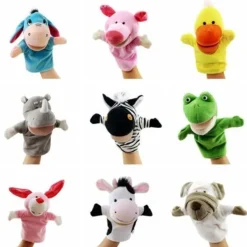 Meerestier Handpuppen Weiches Plüschtier Handpuppen Set Plüsch Spielzeug