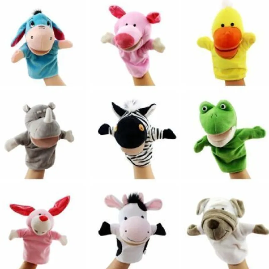 Meerestier Handpuppen Weiches Plüschtier Handpuppen Set Plüsch Spielzeug