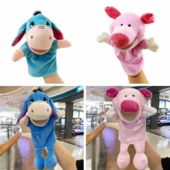 Meerestier Handpuppen Weiches Plüschtier Handpuppen Set Plüsch Spielzeug