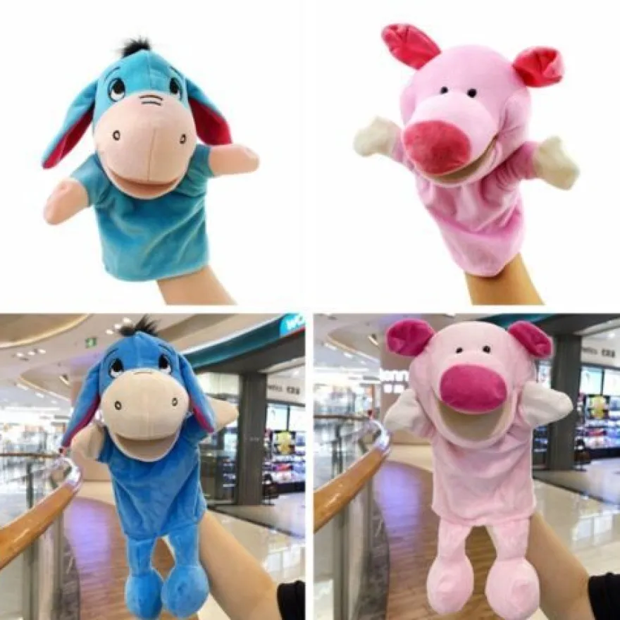 Meerestier Handpuppen Weiches Plüschtier Handpuppen Set Plüsch Spielzeug
