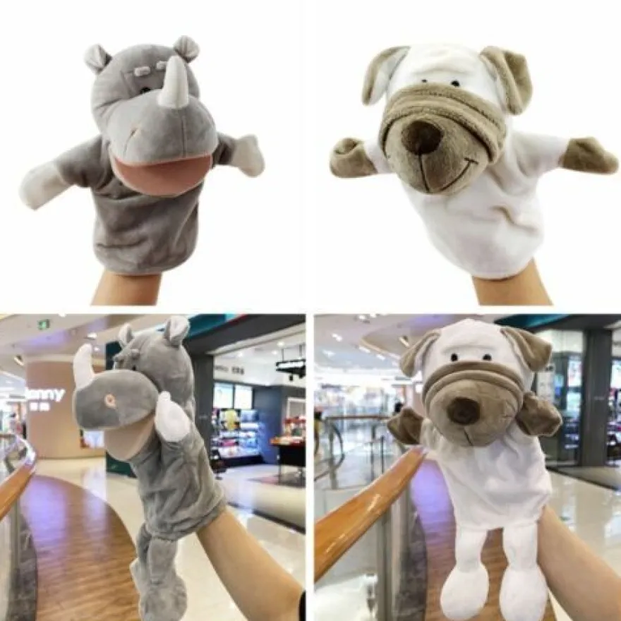 Meerestier Handpuppen Weiches Plüschtier Handpuppen Set Plüsch Spielzeug