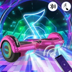 MEGA MOTION Hoverboards mit Hoverkart für Kinder, 6.5 Zoll Hoverboards mit Bluetooth