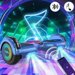 MEGA MOTION Hoverboards mit Hoverkart für Kinder, 6.5 Zoll Hoverboards mit Bluetooth