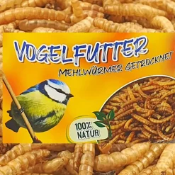 Mehlwürmer getrocknet 1 kg - Koifutter, Fische, Nager, Vögel, Reptilien, Koi