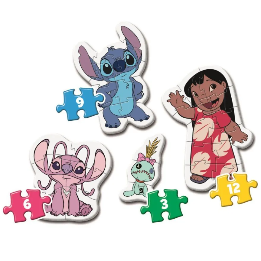 Meine ersten Puzzle 3-6-9-12 STITCH Clementoni 20595