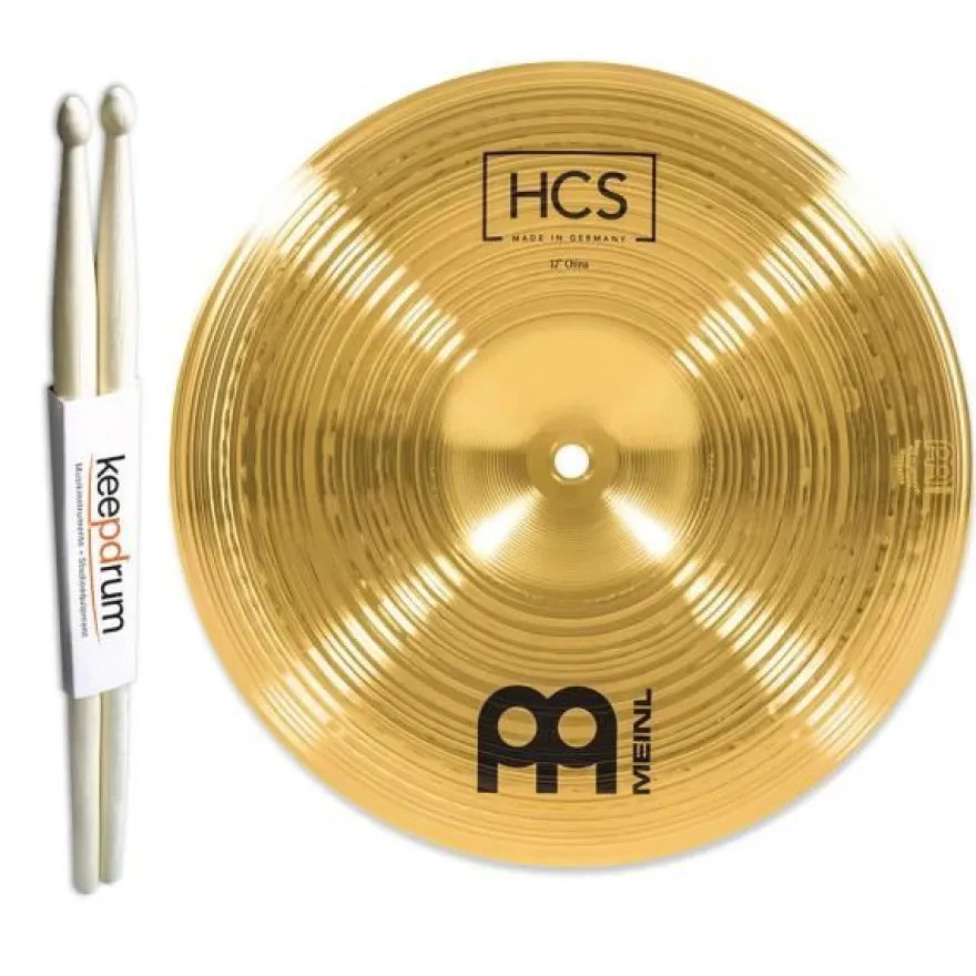Meinl Becken HCS12CH China 12 Zoll mit Drumsticks