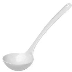 Melamin-Saucenkelle, weiß, 0,07 l - Hendi 563502