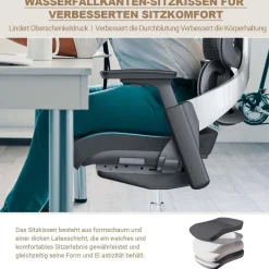 Melokea ReliefBack Master Bürostuhl: Ergonomisch mit 200 kg