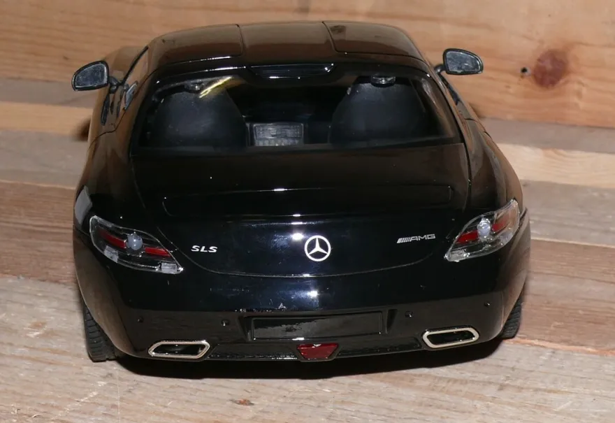 Mercedes Benz SLS AMG 1:14 RC FB 27MHz Kinder Rennauto Kids Auto Fahrzeug Black