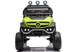 Mercedes UNIMOG S 4x45W Kinderauto Kinderelektroauto Kinderfahrzeug 12V7AH Grün