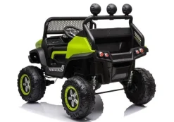 Mercedes UNIMOG S 4x45W Kinderauto Kinderelektroauto Kinderfahrzeug 12V7AH Grün