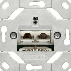 MERTEN System M, M-Smart 1-M Steckdose Rahmen Schalter Wippe polarweiß glänzend