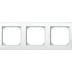 MERTEN System M, M-Smart 1-M Steckdose Rahmen Schalter Wippe polarweiß glänzend