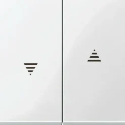 MERTEN System M, M-Smart 1-M Steckdose Rahmen Schalter Wippe polarweiß glänzend