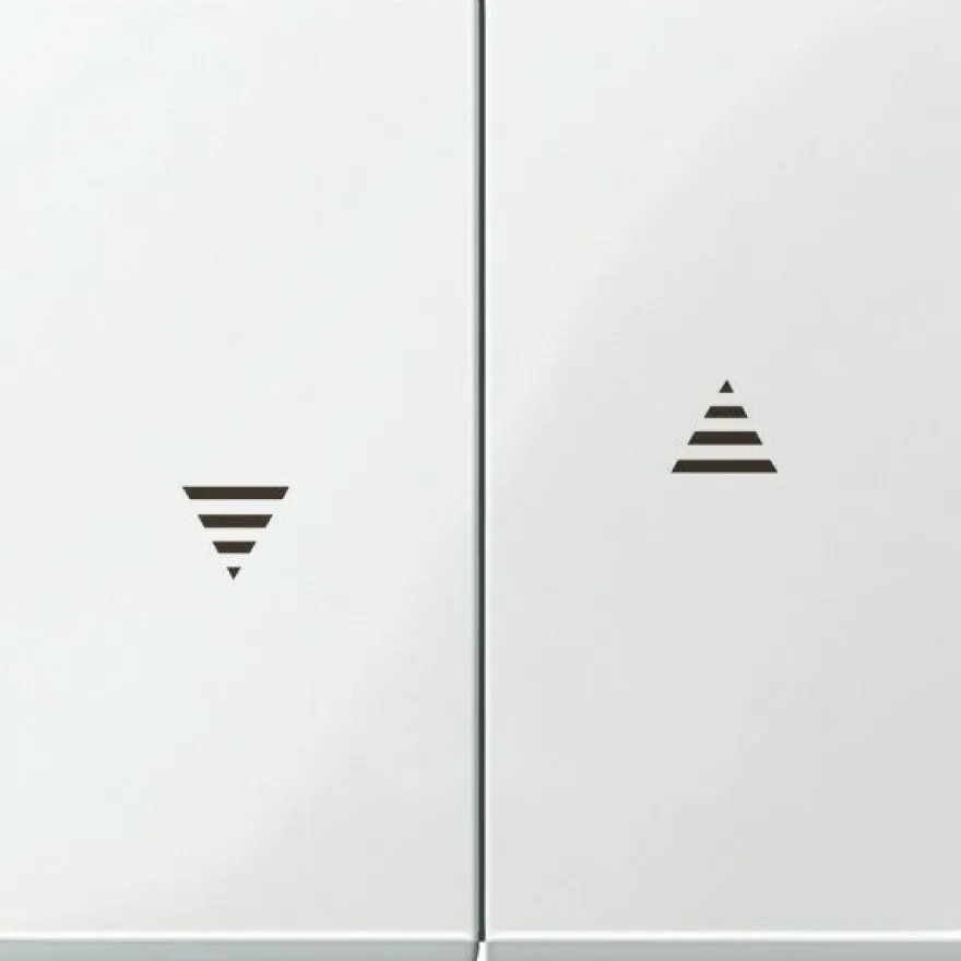 MERTEN System M, M-Smart 1-M Steckdose Rahmen Schalter Wippe polarweiß glänzend