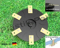 Messerscheibe 6 Klingen Messerteller für McCulloch ROB S400 ROB S600 ROB S800
