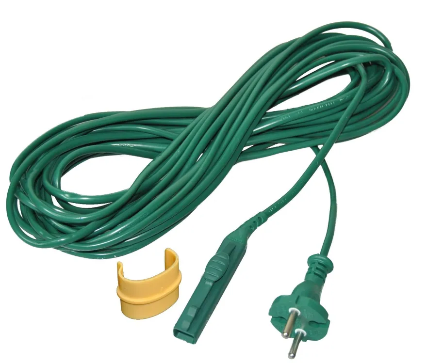 7 Meter Ersatz Strom Kabel + Einpresshilfe geeignet für Kobold VK 140 FP 140