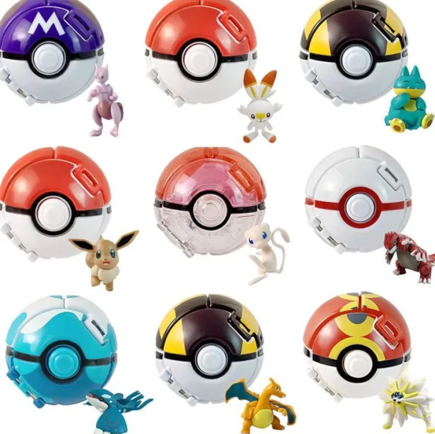 Mew Pokémon Wirf-Ball Spielzeug mit Pokéball