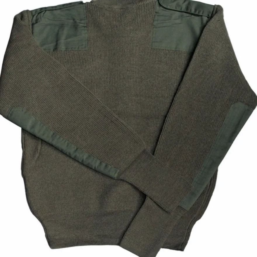 MFH BW Pullover langarm mit Brusttasche oliv 48 50 52 54 56 58 60 62 64
