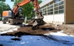 95m² Geotextilvlies Gartenvlies Unkrautvlies Drainagevlies 200g 1,9m