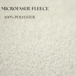 Microfaser Fleece Bettwäsche mit verdecktem Reißverschluss - einfarbig & wendbar