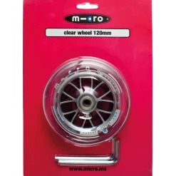 Micro 120mm Rolle Transparent Sprite vorne (1 Stk.)