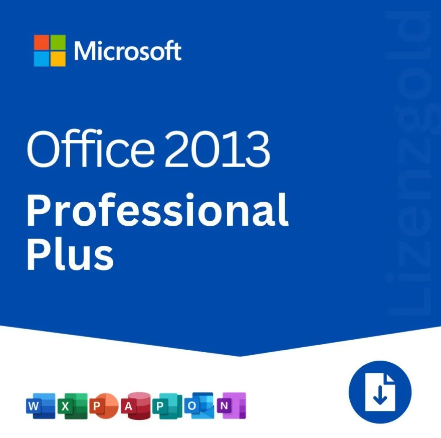 Microsoft Office 2013 Professional Plus Pro | Vollversion | Deutsche Ware