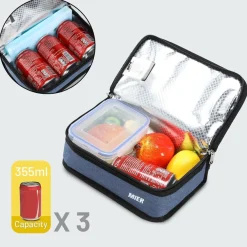 MIER Kühltasche für Lebensmittel, Insulated Travel Kit für Damen und Herren