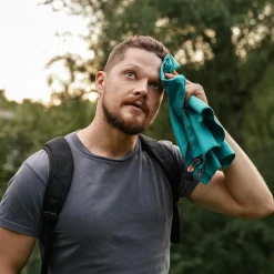 Mikrofaser Handtuch Schnell trocknend Ultra Leicht Strand Sport Reise Grün M