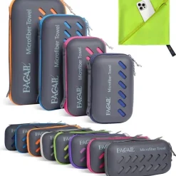 Mikrofaser Handtuch Schnell trocknend Ultra Leicht Strand Sport Reise Grün M
