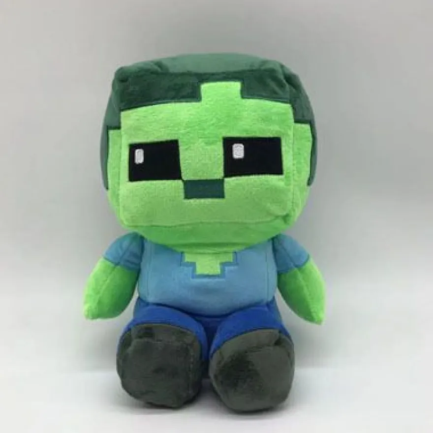 Minecraft Zombie Plüsch Puppe Kinder Plüschtier Spielzeug Figuren 26cm