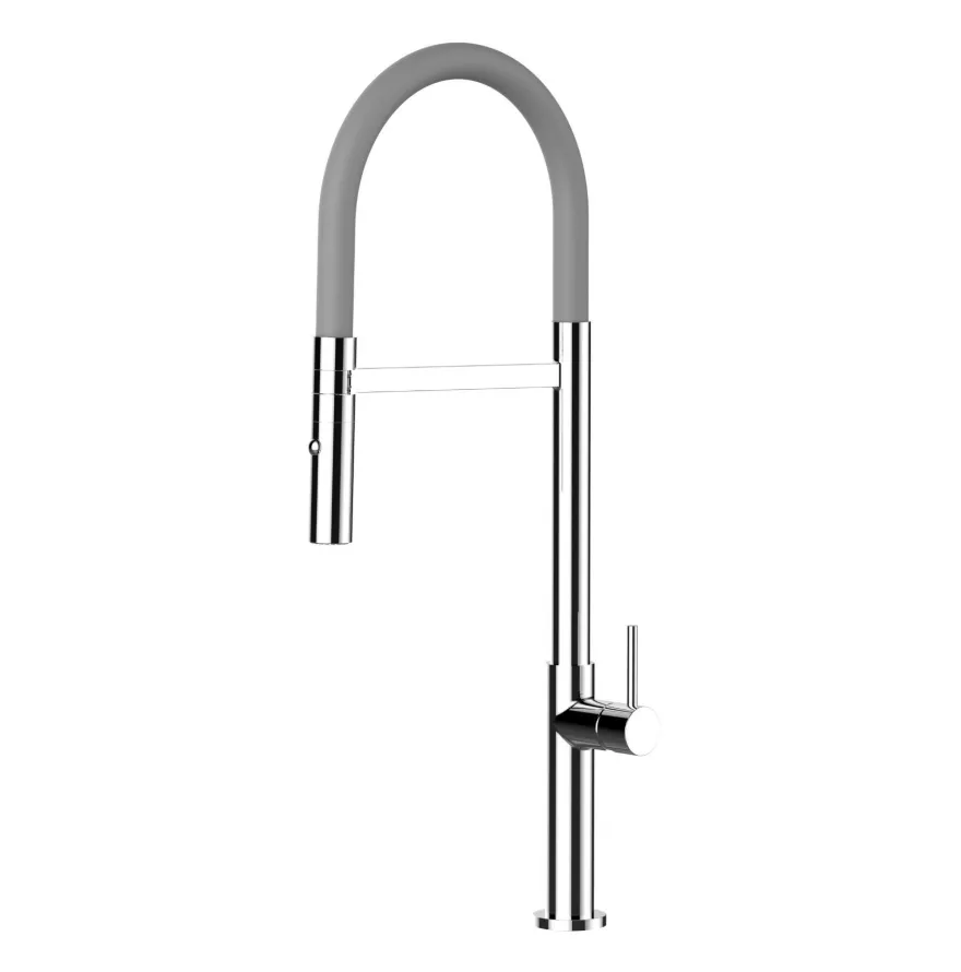 Minimal Design Küchenmischer 360° schwenkbarer Auslauf und 2 strahl Handbrause