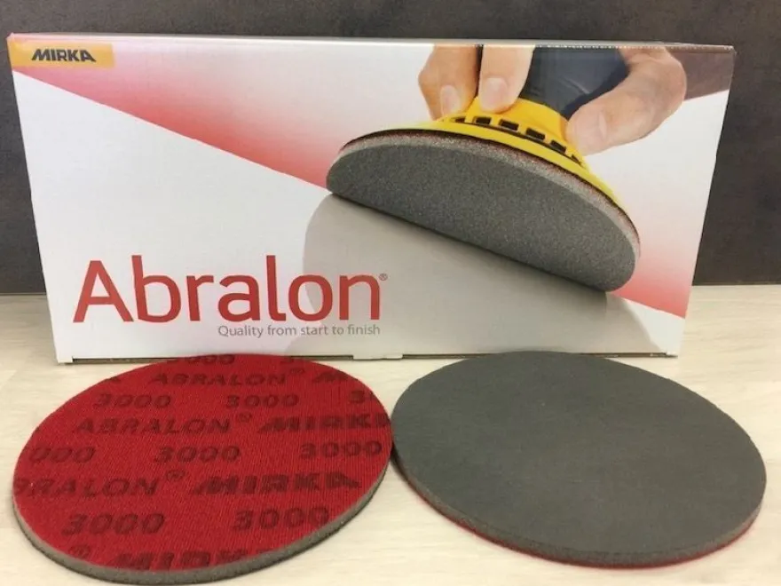 Mirka Abralon -Schleifscheibe Klett 150mm - Korn 1000 / 2000 / 3000 / 4000