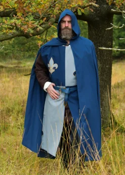 Mittelalter-Umhang Burkhard, Unisex, olivgrün