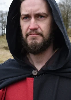 Mittelalter-Umhang Burkhard, Unisex, olivgrün