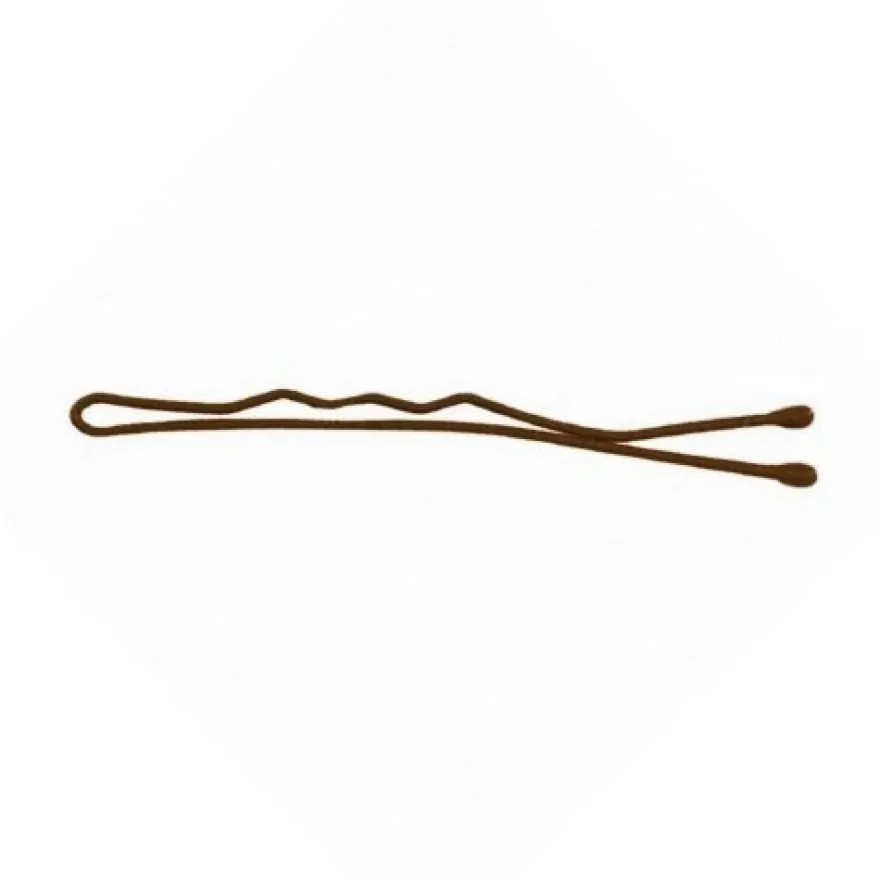 Mitwey Haarklemmen ''NON SLIP'' BRAUN Gewellt 500 g