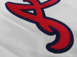 MLB Trikot Atlanta Braves weiß Franchise Supporter Poly Baseball Jersey