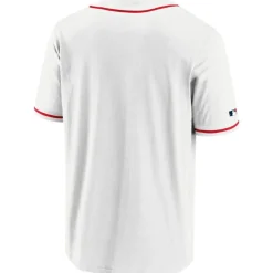 MLB Trikot Atlanta Braves weiß Franchise Supporter Poly Baseball Jersey