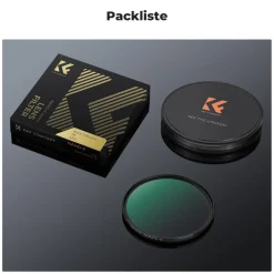 77mm K&F Concept Nano-X Black-Mist 1/8 Filter Optisches Glas 28-fach