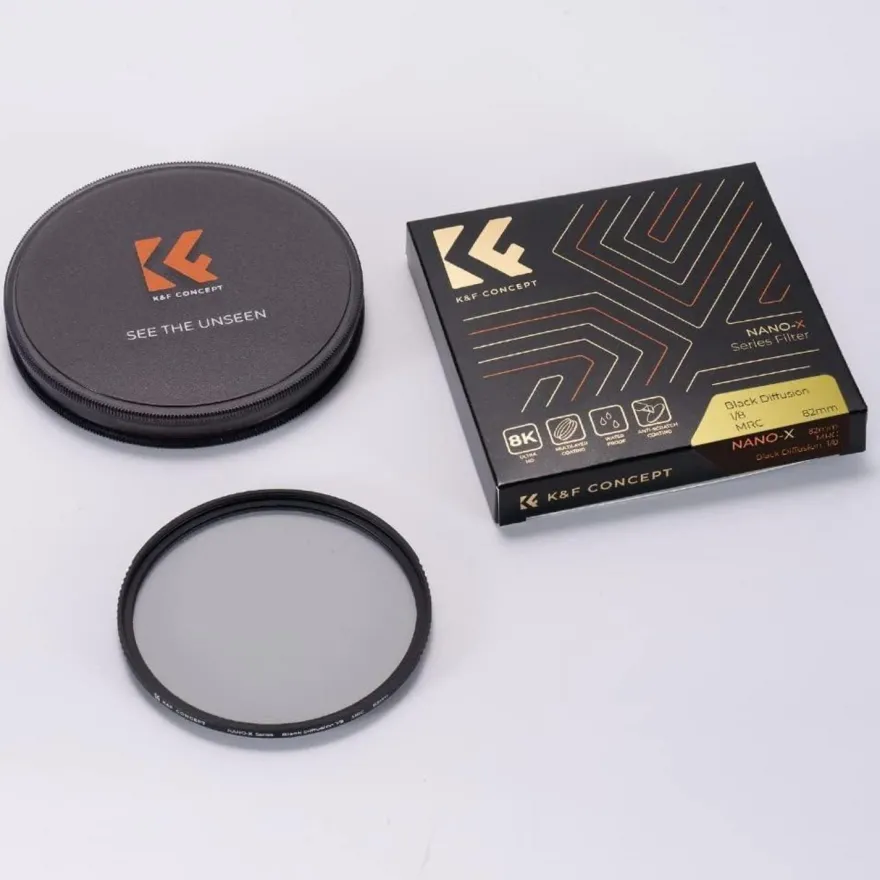 77mm K&F Concept Nano-X Black-Mist 1/8 Filter Optisches Glas 28-fach
