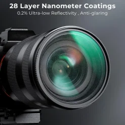82mm K&F Concept Nano-X Serie Shimmer Diffusion Filter für Video/Portrait