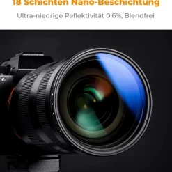 77mm Variabler ND Filter Graufilter K-Serie ND2-ND2000
