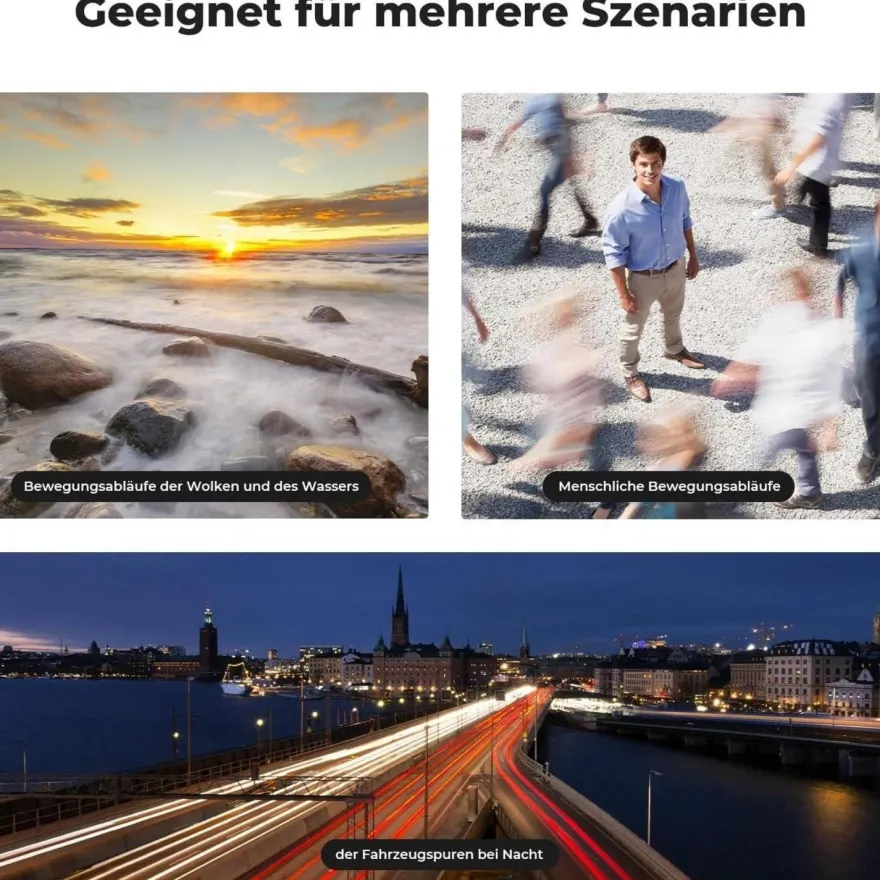 77mm Variabler ND Filter Graufilter K-Serie ND2-ND2000