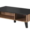 Moderne Eiche/ Schwarz Couchtisch Lotta 110 cm