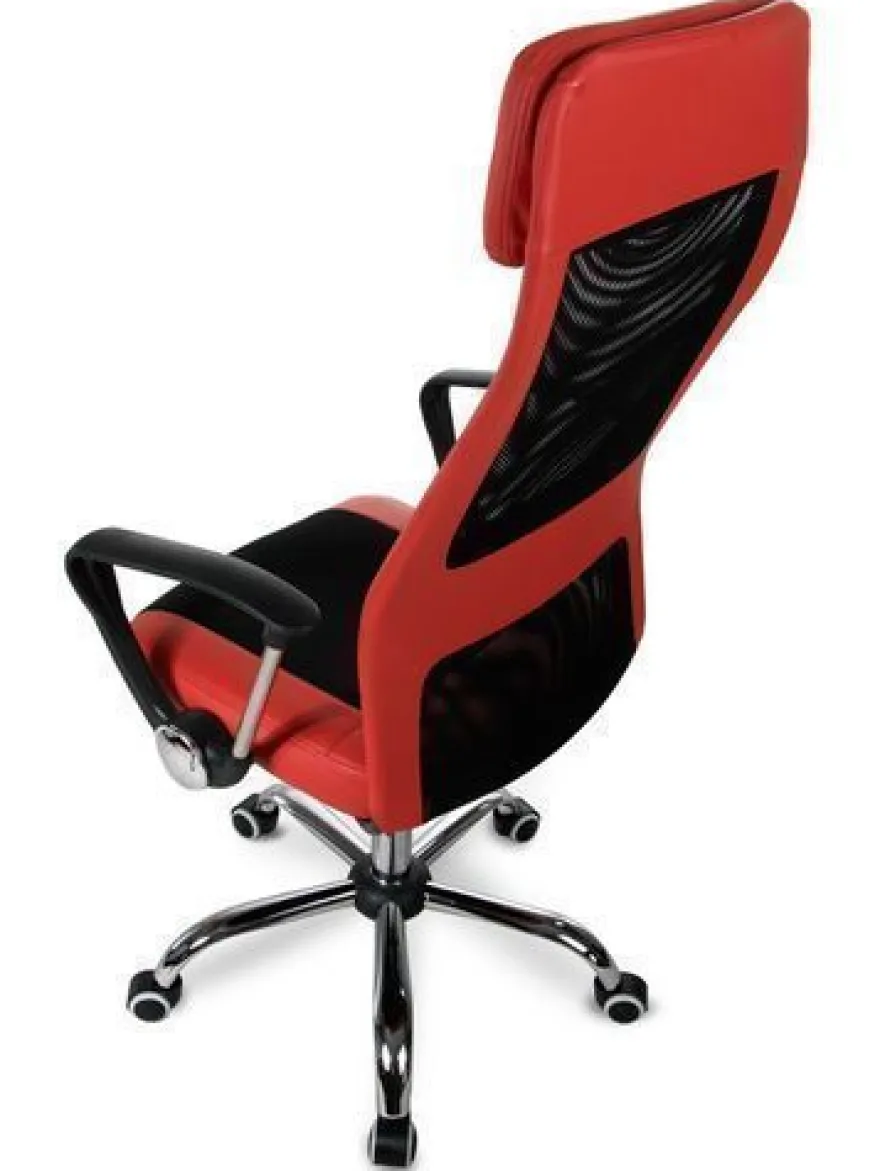Moderner, hochbeiniger Bürostuhl Sofotel Rio rot